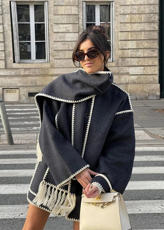 Cozy Wrap Scarf Jacket